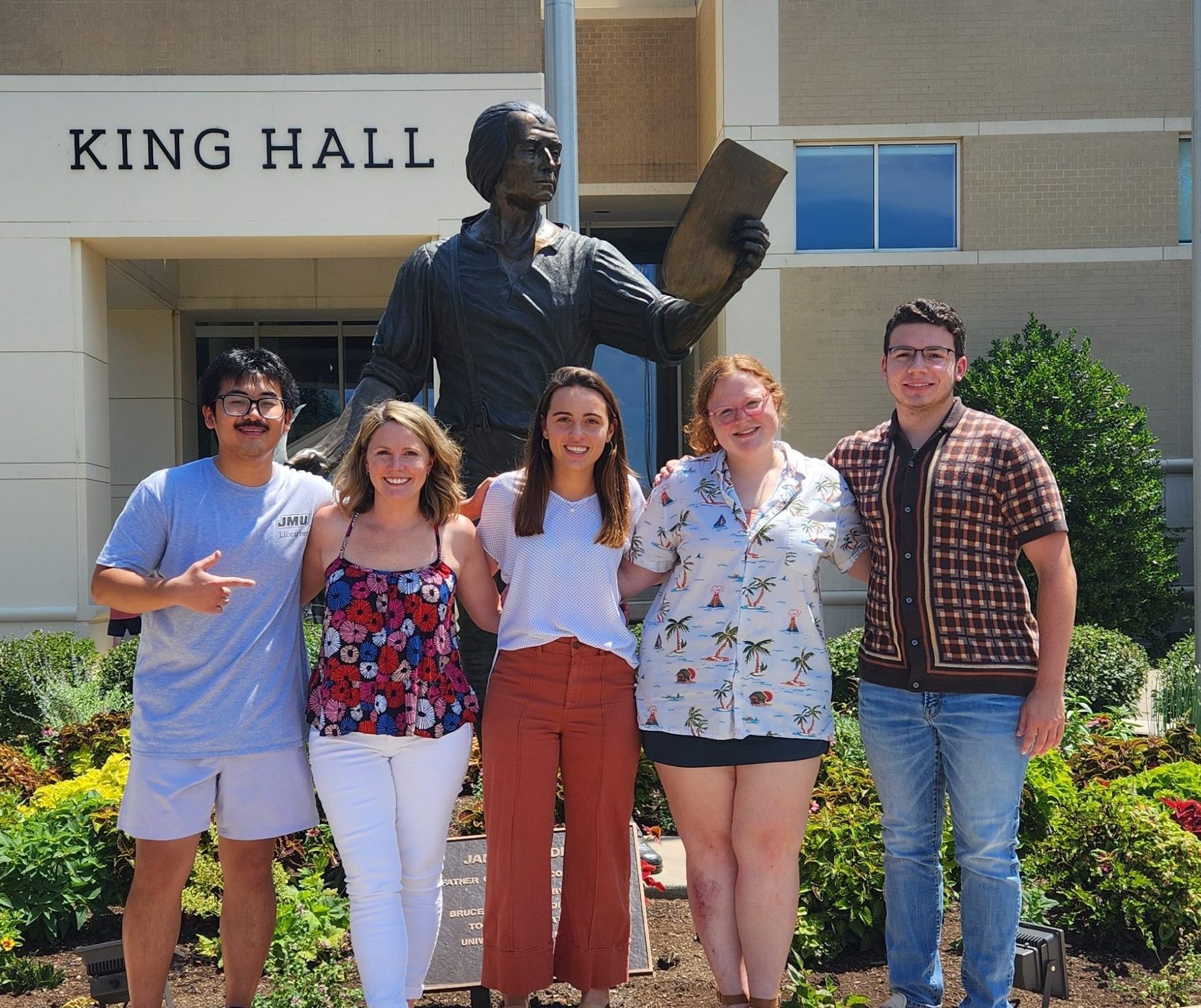 Summer Symposium 2023 (L to R): John Yoo, Dr. Baber, Ava Galgano, Erin Schell, Joey Loiselet