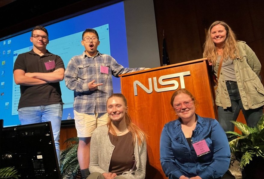 Baber Lab Field Trip to NIST during REU 2023